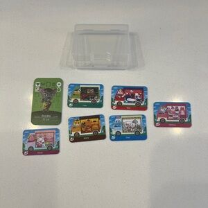 Lot of 7 animal crossing cards